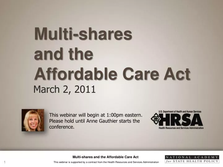 multi shares and the affordable care act