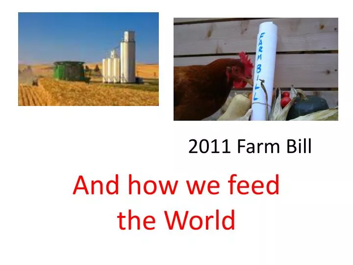 2011 farm bill