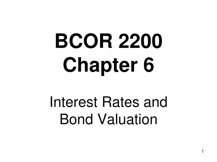 bcor 2200 chapter 6