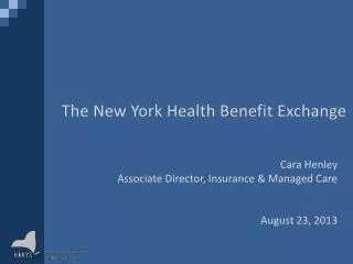 The New York Health Benefit Exchange