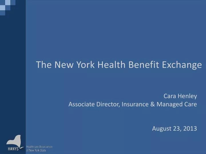 the new york health benefit exchange