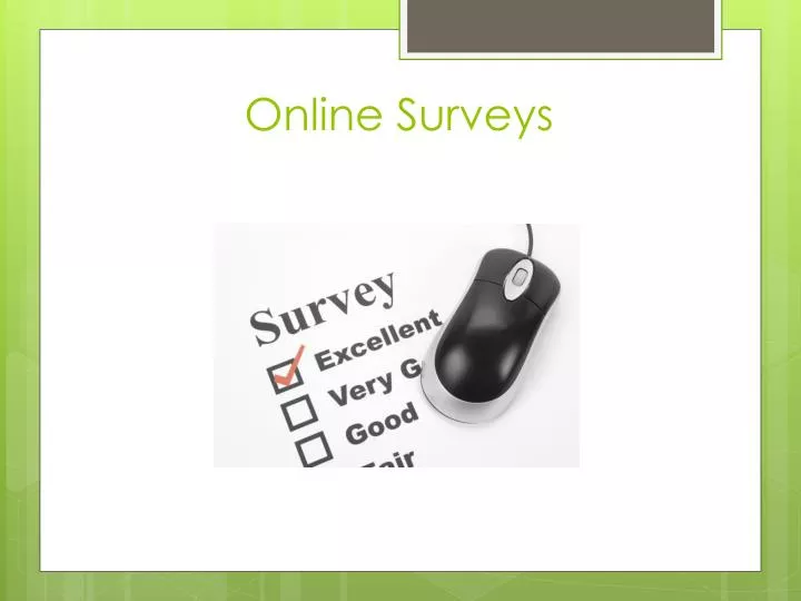 online surveys