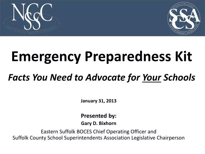 emergency preparedness kit facts you need to advocate for your schools