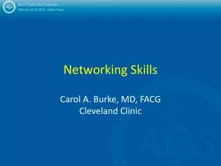Networking Skills