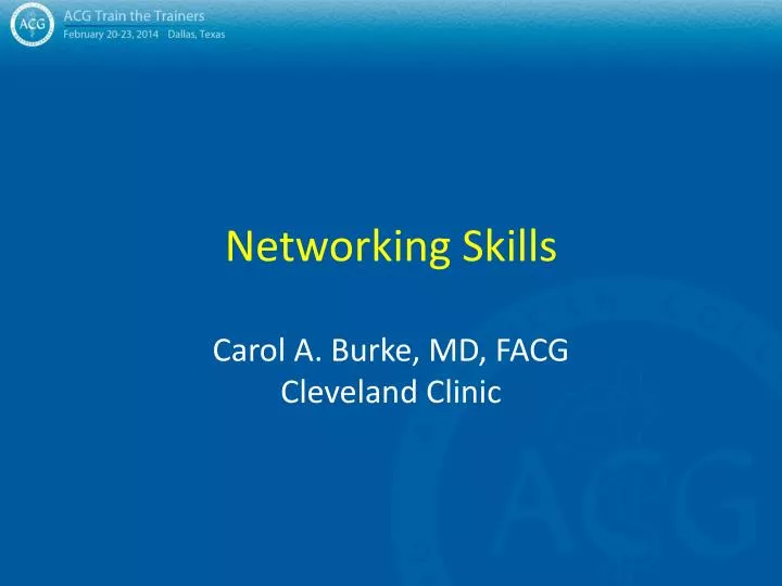 networking skills