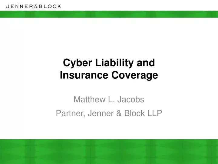 cyber liability and insurance coverage