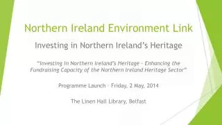 Northern Ireland Environment Link