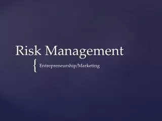 Risk Management