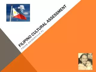 Filipino cultural assessment