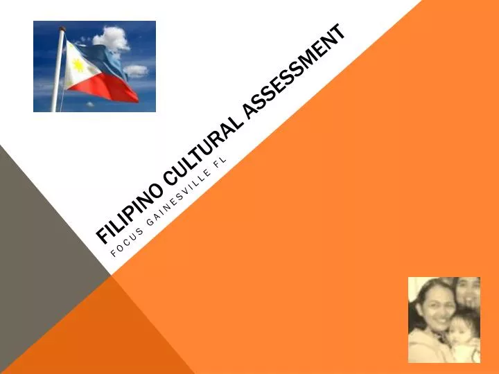 filipino cultural assessment