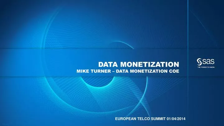 data monetization mike turner data monetization coe