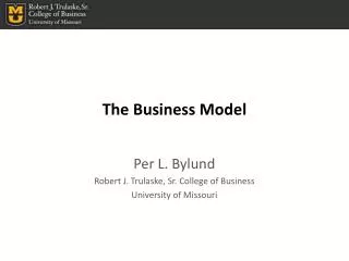 The Business Model