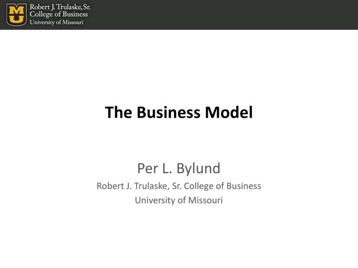the business model