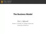 The Business Model - slide 1