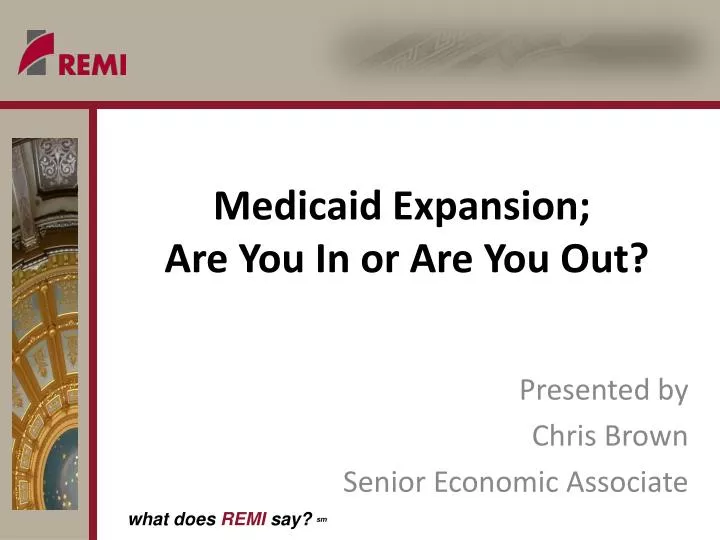 medicaid expansion are you in or are you out