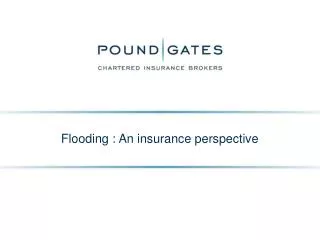 flooding an insurance perspective