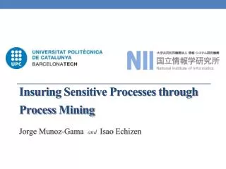 Insuring Sensitive Processes through Process Mining
