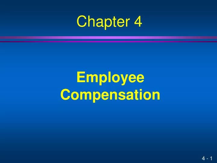 employee compensation