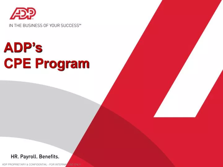 adp s cpe program