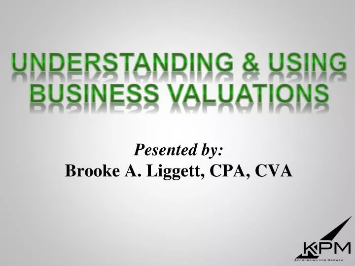 pesented by brooke a liggett cpa cva