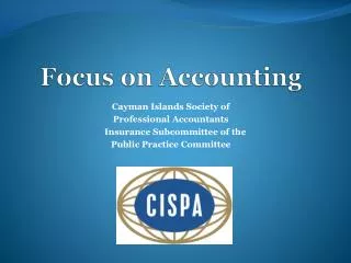 Focus on Accounting