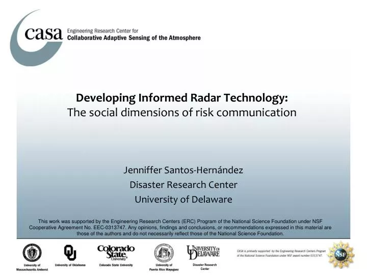 jenniffer santos hern ndez disaster research center university of delaware