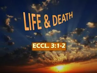 ECCL. 3:1-2