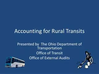 Accounting for Rural Transits