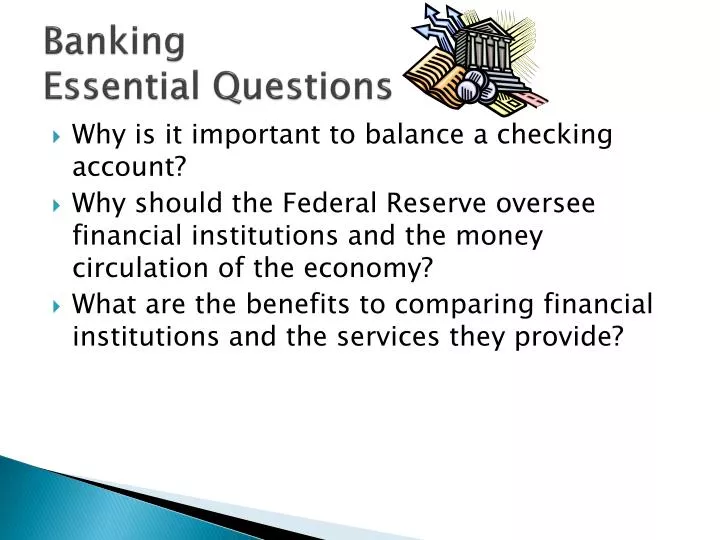banking essential questions