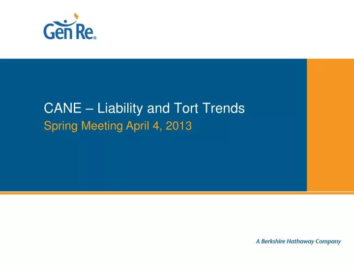 cane liability and tort trends