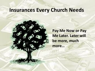 Insurances Every Church Needs