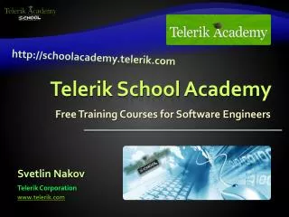 Telerik School Academy