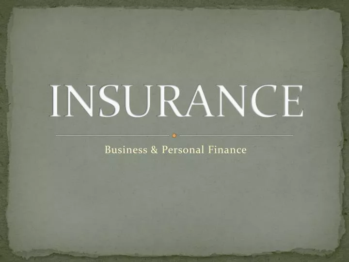 insurance