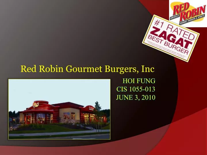 red robin gourmet burgers inc