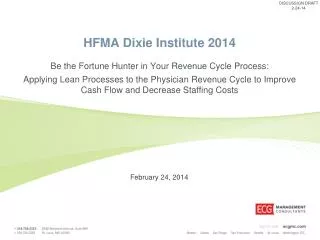HFMA Dixie Institute 2014