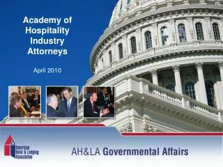 Academy of Hospitality Industry Attorneys April 2010