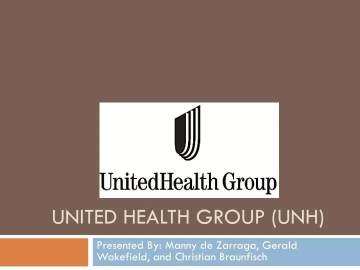 united health group unh