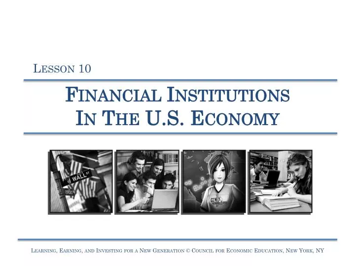 financial institutions in the u s economy