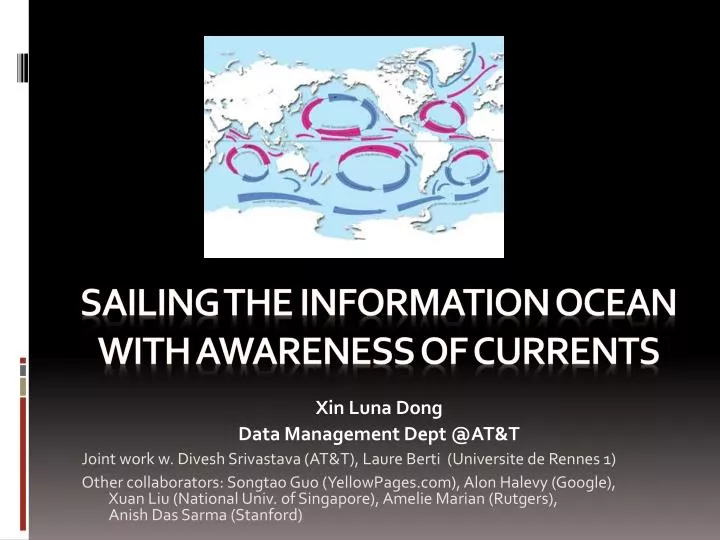sailing the information ocean with awareness of currents
