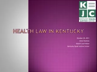 Health Law in Kentucky