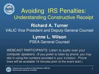 Avoiding IRS Penalties: Understanding Constructive Receipt