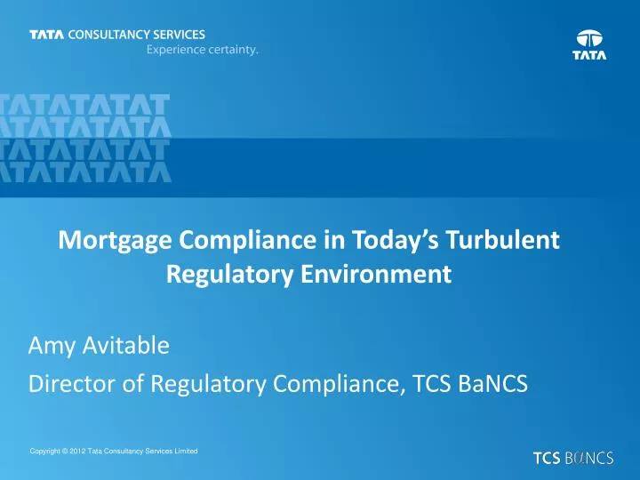 amy avitable director of regulatory compliance tcs bancs