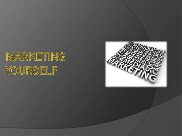 marketing yourself