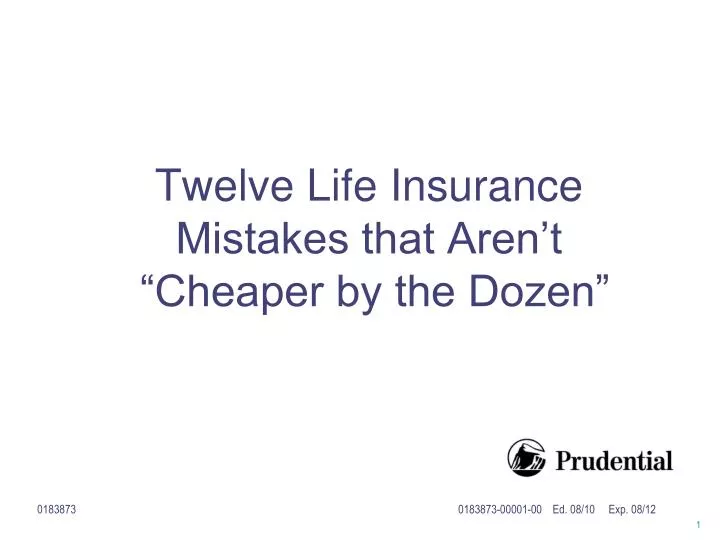 twelve life insurance mistakes that aren t cheaper by the dozen