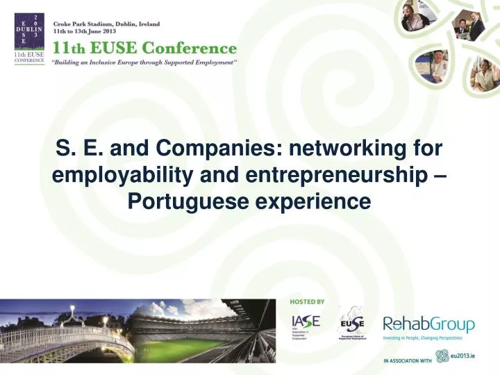 s e and companies networking for employability and entrepreneurship portuguese experience