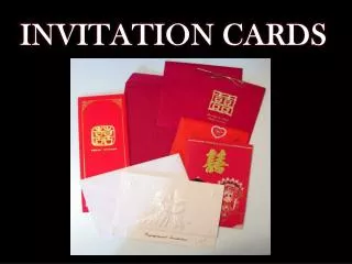 INVITATION CARDS
