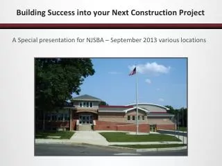 Building Success into your Next Construction Project