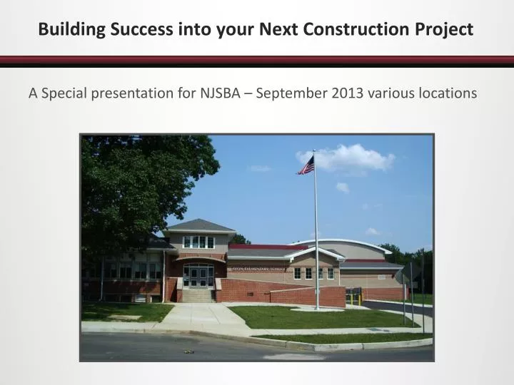 building success into your next construction project