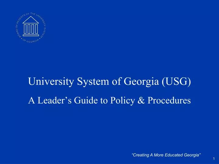 Ppt University System Of Georgia Usg Powerpoint Presentation Free
