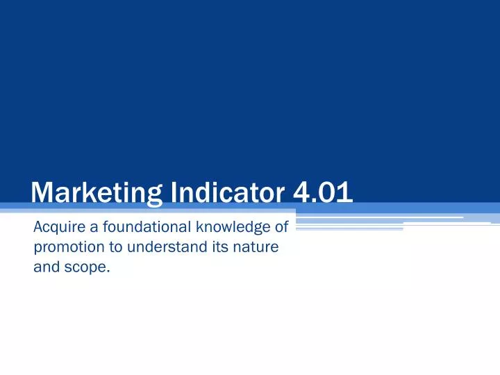 marketing indicator 4 01